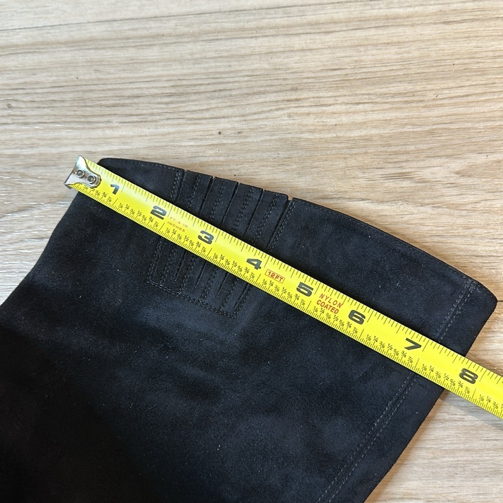 Saint Laurent Thigh High Cat Suede Leather Boots 36 (6) - Picture 9 of 9